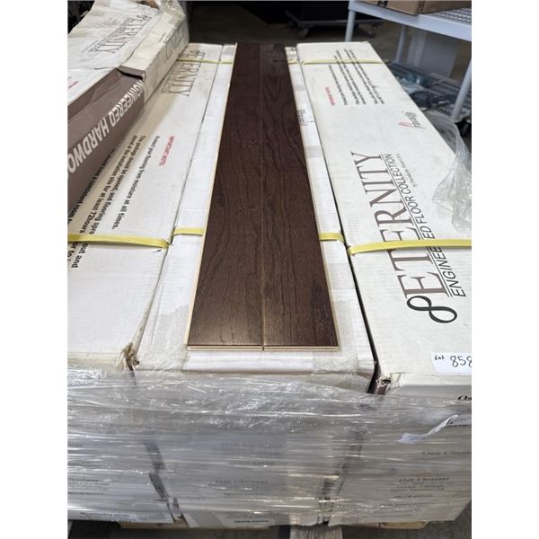 52.48 SQM ENGINEERED HARDWOOD FLOORING, OAK CHESTNUT, 1200RL X 76 X 10/1MM, 3.28 SQM PER BOX, 16 BOX