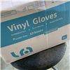 Image 2 : CASE OF NEW VINYL GLOVES SIZE XL 1000CT