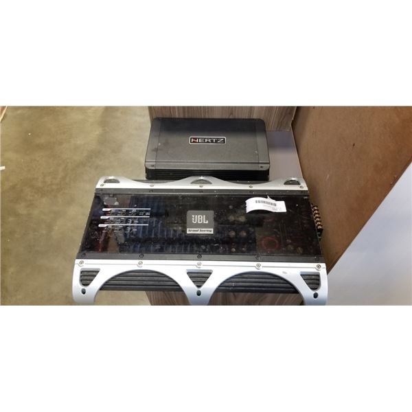 JBL AND HERTZ AMPLIFIERS