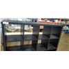 Image 2 : 16 CUBICLE BLACK SHELF