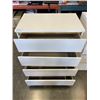 Image 2 : WHITE 4 DRAWER DRESSER
