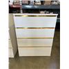 Image 1 : WHITE 4 DRAWER DRESSER