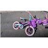 Image 2 : PURPLE KIDS BIKE AND KIDS TRIKE WITH HANDLE