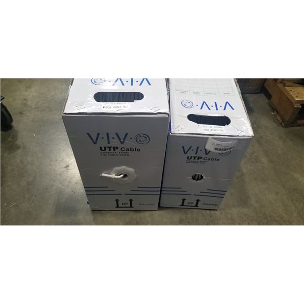 VIVO 1000FT CAT 6 CABLE AND PARTIAL 500FT CAT 6 CABLE