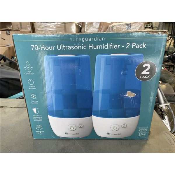 2 PURE GUARDIAN 70 HOUR HUMIDIFIERS
