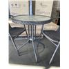 Image 2 : BISTRO PATIO TABLE AND 2 CHAIRS