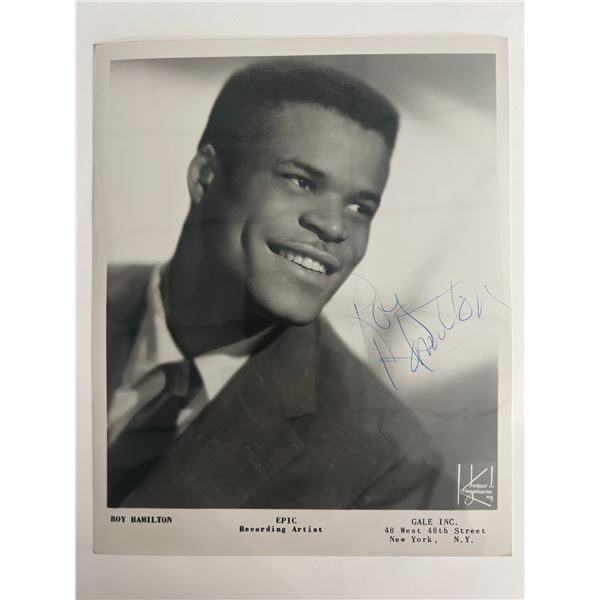 Roy Hamilton signed photo