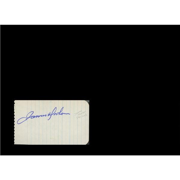 James Devlon original signature