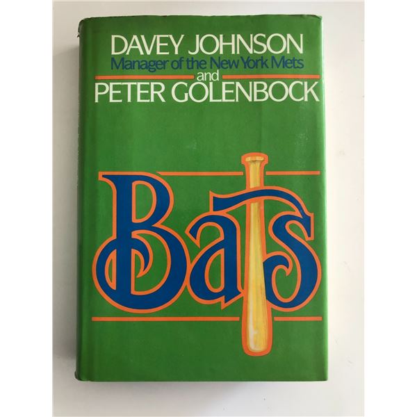 Bats Davey Johnson signed book