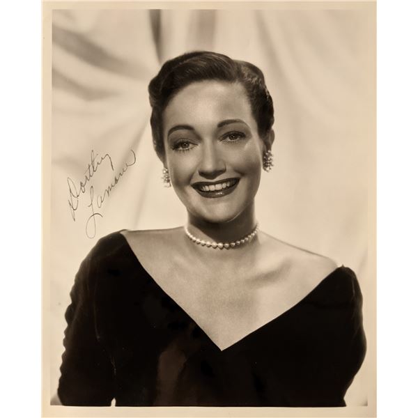 Road to Bali Dorothy Lamour signed photo