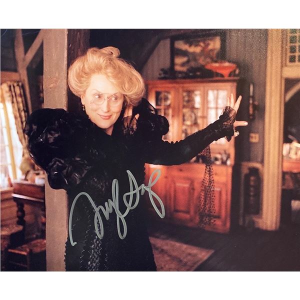 Lemony Snicket's A Series of Unfortunate Events Meryl Streep signed movie photo