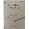 Image 1 : The Golden Girls cast signed script