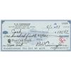 Image 1 : Astronaut Walter Cunningham signed check