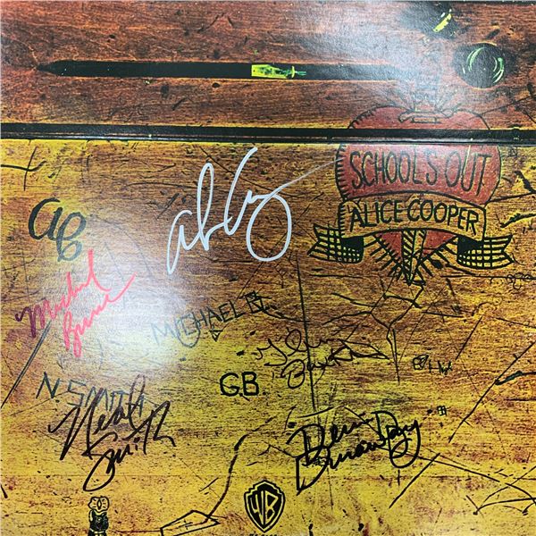 Alice Cooper School's Out signed album