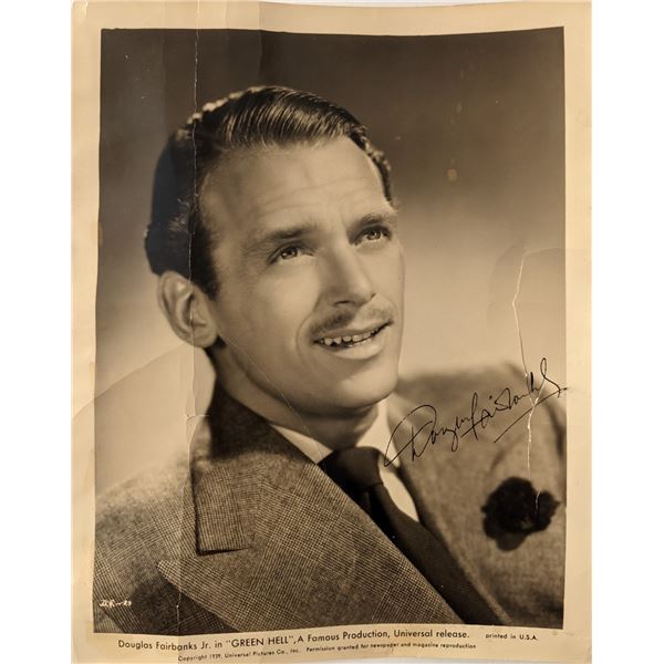 The Corsican Brothers Douglas Fairbanks Jr.signed photo