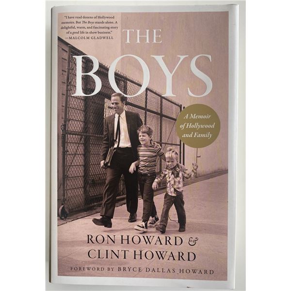 Ron and Clint Howard signed book