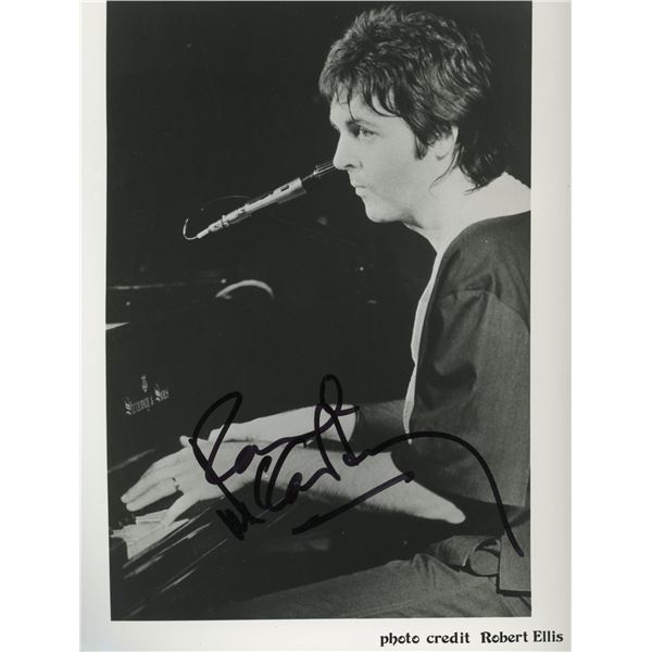 Paul McCartney signed photo. GFA Authenticated