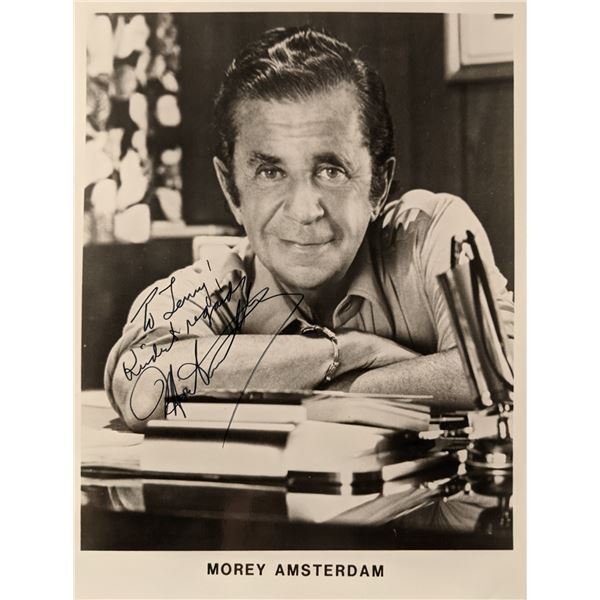 The Dick Van Dyke Show Morey Amsterdam signed photo