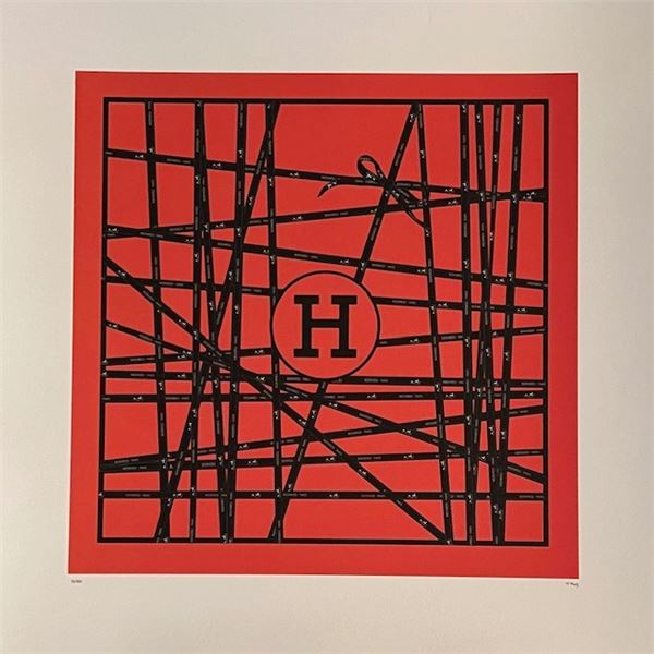 Limited Edition Fairchild Paris Hermes Numbered Art Print