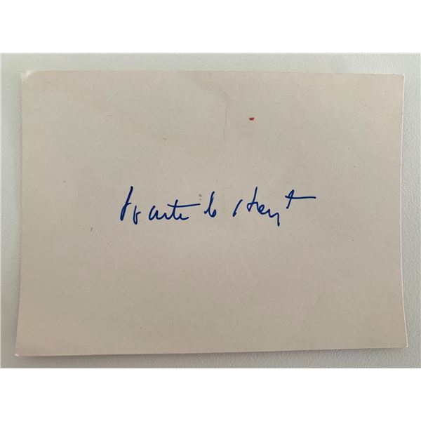 Waite Hoyte original signature