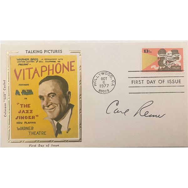 Carl Reiner signed 1977 first day cover