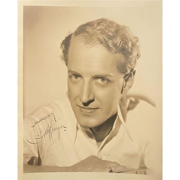 Saboteur Otto Kruger Signed Photo