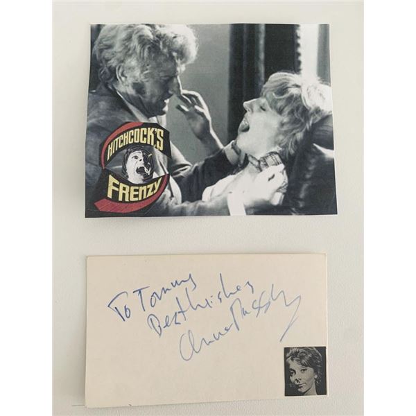 Anna Massey original signature