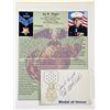 Image 1 : Jay R. Vargas Signed Card and Medal Of Honor Citation