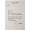 Image 1 : VP Harry L. Evans signed letter.