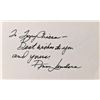 Image 1 : Ann Landers signed note