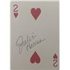 Image 1 : Actress Julie Harris signed playing card