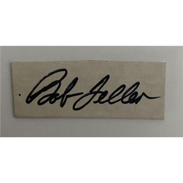 Baseball Player Bob Feller Original Signature