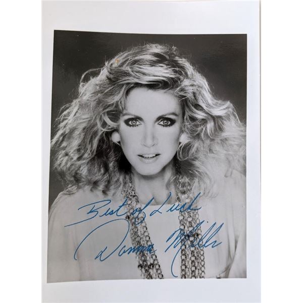 Knots Landing Donna Mills signed photo card