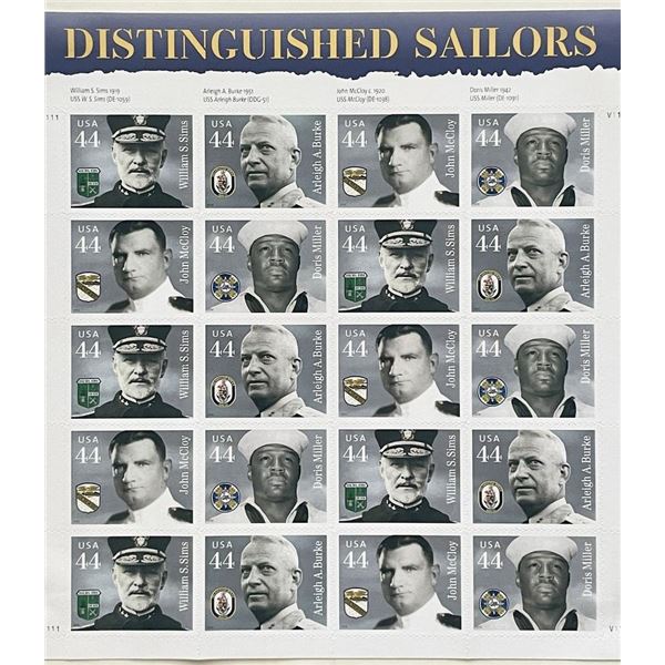 2010 Distinguished Sailors stamp set of 20
