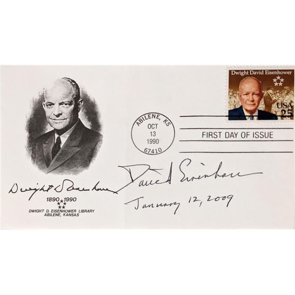 David Eisenhower signed First Day Cover