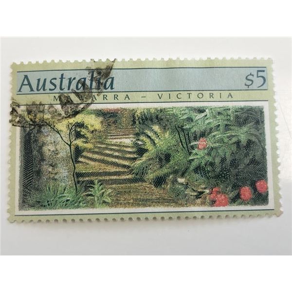 1989 Australia  $5 Mawarra Victoria Garden Landscape Stamp