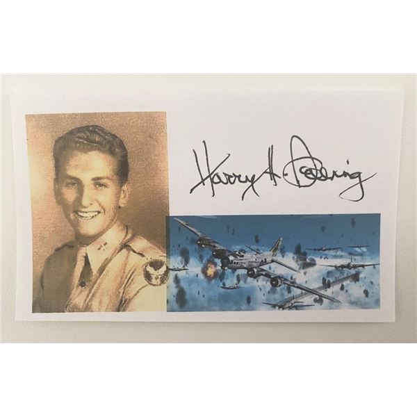 USAF Harry Selling signed cut