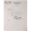 Image 1 : US Senator Edmund Muskie signed letter