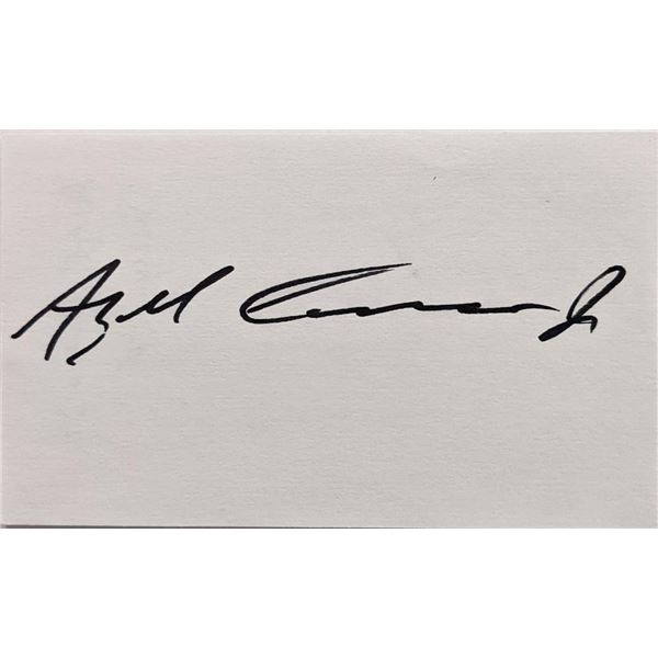 Jockey Angel Cordero Jr. original signature