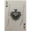 Image 1 : Frederick C Blesse Signed Ace of Spades Card.