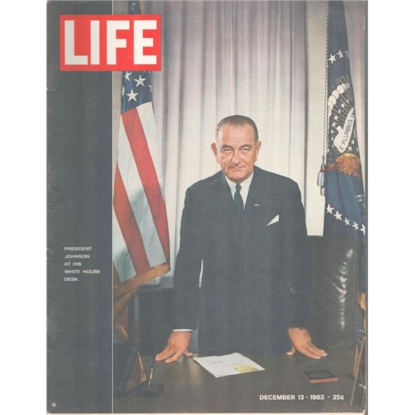 President Johnson at the Whitehouse Life Magazine. December 3, 1971