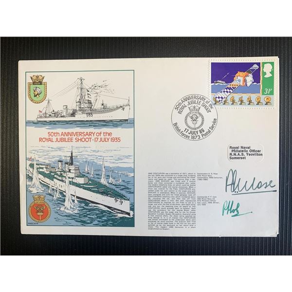 A Rose and P Cole signed first day cover