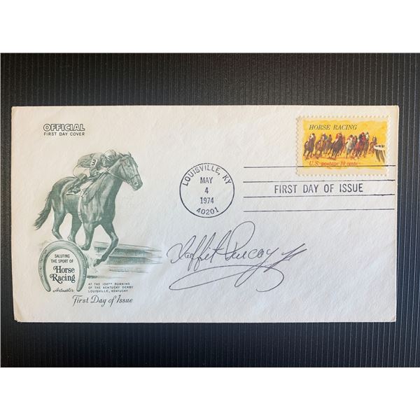 Laffit Pincay signed first day cover