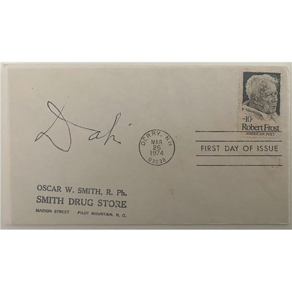 Artist Salvador Dali Signed FDC