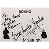 Image 1 : Boxer Ã‰rik El Terrible Morales signed note