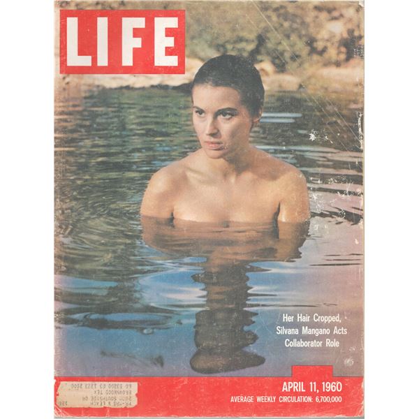 Silvana Mangano Life Magazine April 11. 1960