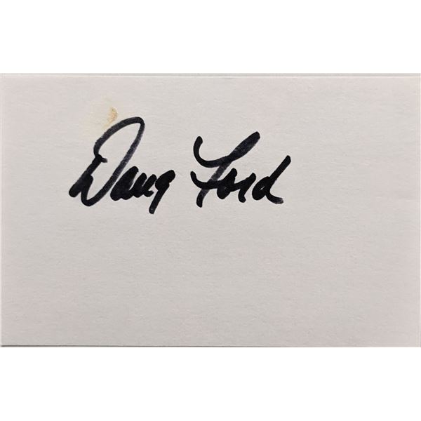 Doug Ford original signature