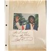 Image 1 : Little Richard photo album page with original signature