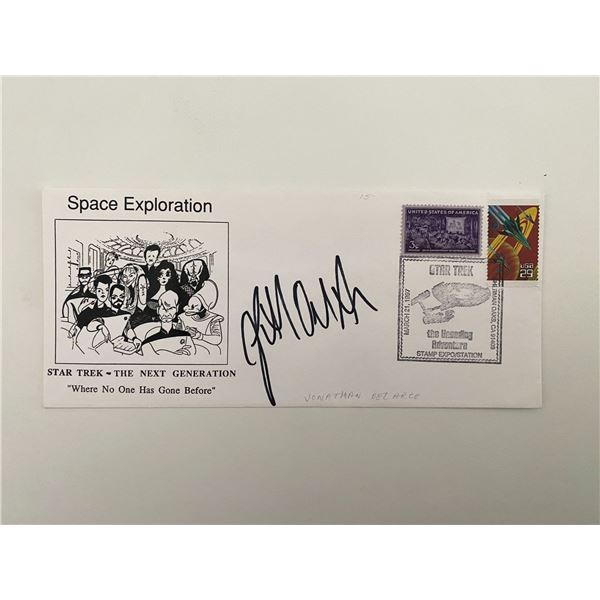 Star Trek: The Next Generation Jonathan Del Arco signed cover