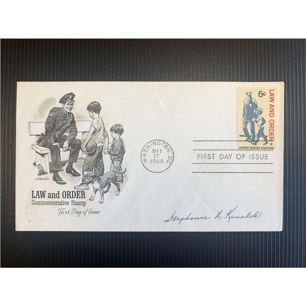 Stephanie L Kwolek signed first day cover